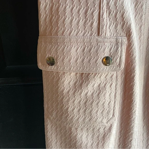 Tommy Hilfiger Women's Mini Jacquard Pocket Knit Dress light Pink Size 4 - Picture 5 of 7